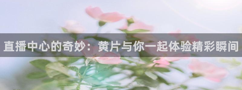 直播:熊猫：直播中心的奇妙：黄片与你一起体验精彩瞬间