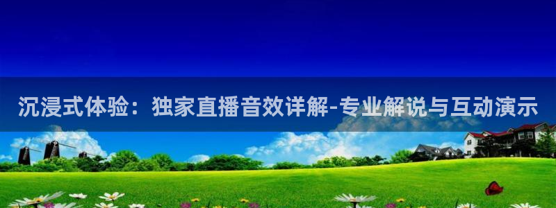 熊猫体育在线观看：沉浸式体验：独家直播音效详解-专业解说与互动演示